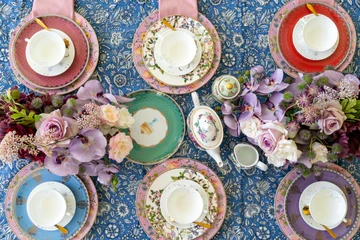 Hill House Dessert elegant table setting